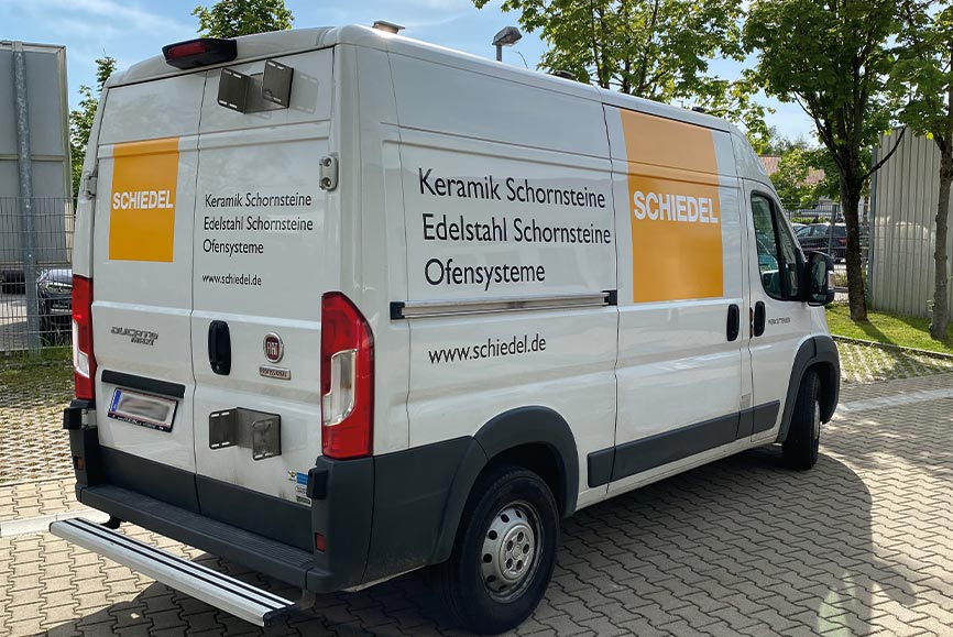 Transporter Beklebung mit Digitaldruck in München